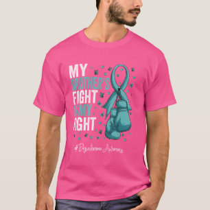 Aquamarine Ribbon Brother Dysautonomie Bewusstsein T-Shirt