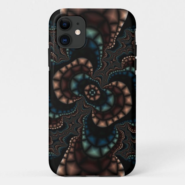 Aquamarine Rose Iphone-Fall Case-Mate iPhone Hülle (Rückseite)