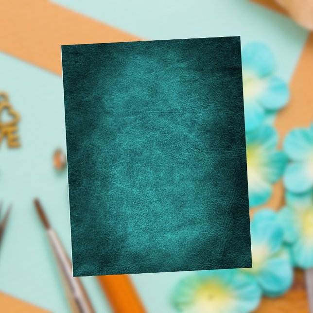Aquamarine rustikale Imitate Leather Scrapbook Car (Von Creator hochgeladen)