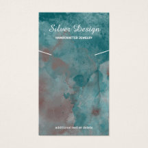 Aquamarine Rusty Brow-Wasserfarbenkette - Grafikka