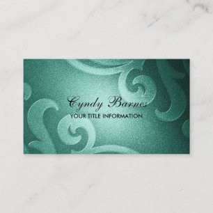 Aquamarine Shimmer-Visitenkarte Visitenkarte