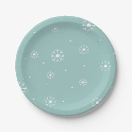 Aquamarine Snowflake Paper-Teller Pappteller
