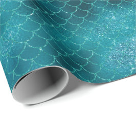 Aquamarine Sparkasse Geschenkpapier