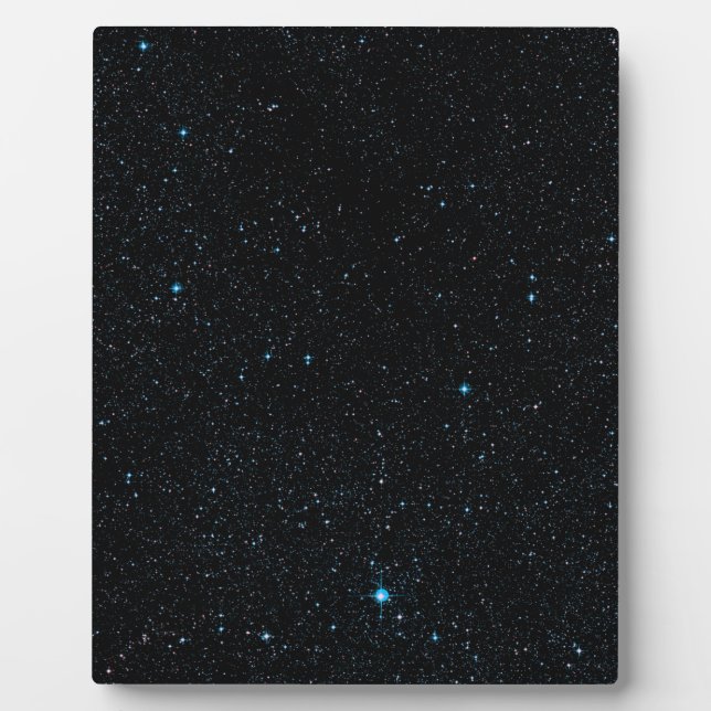 Aquamarine Sterne Fotoplatte (Vorderseite)