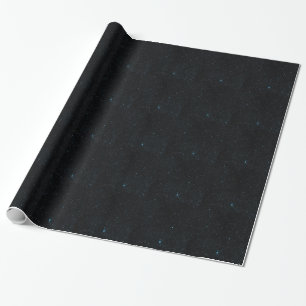 Aquamarine Sterne Geschenkpapier