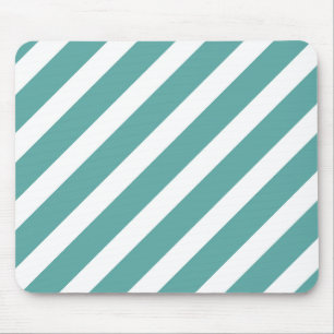 Aquamarine Streifen Mousepad