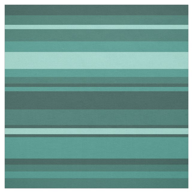 Aquamarine Streifen Stoff (Muster)