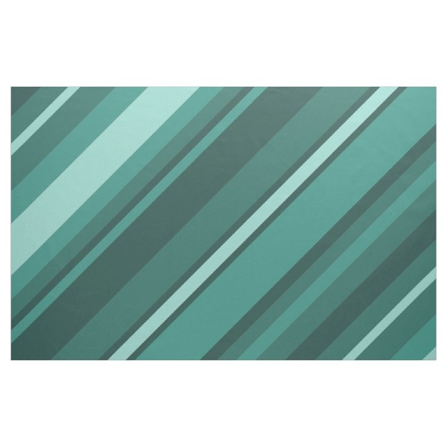 Aquamarine Streifen Stoff (Fat Quarter (45,7 x 55,9 cm))