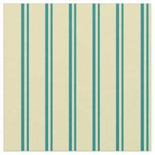 Aquamarine Streifen und Muster Stoff