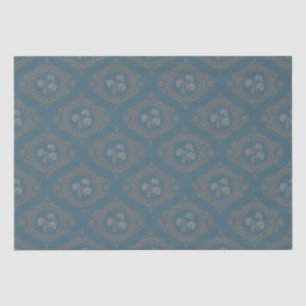Aquamarine Tapisserie Rokoko Mandala Elegant Ogee Seidenpapier