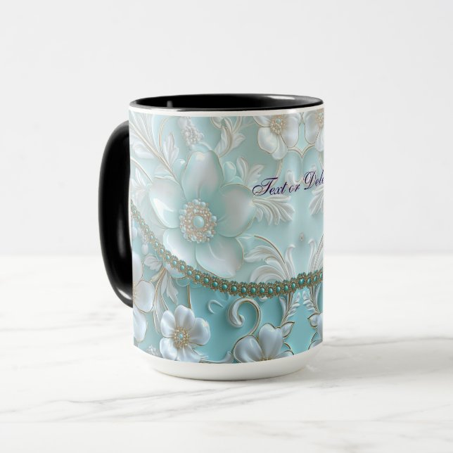 Aquamarine Tasse (Vorderseite Links)