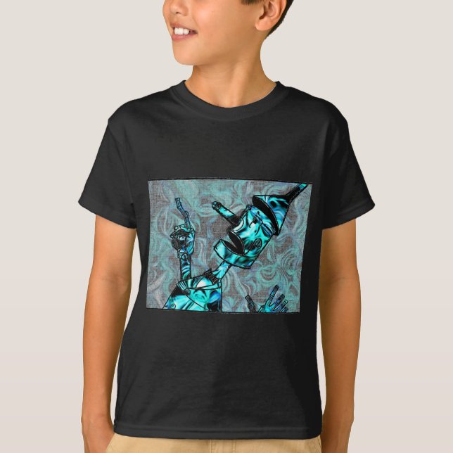 Aquamarine Tin Man T-Shirt (Vorderseite)