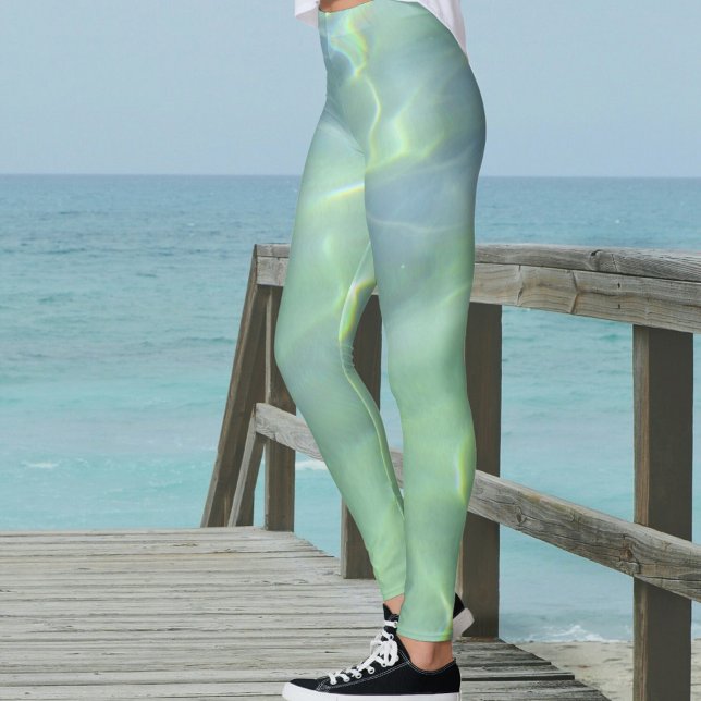 Aquamarine Tropical Water Chic Leggings (Von Creator hochgeladen)