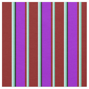 Aquamarine, Türkis, Maroon, Dunkle Violette und Sc Stoff