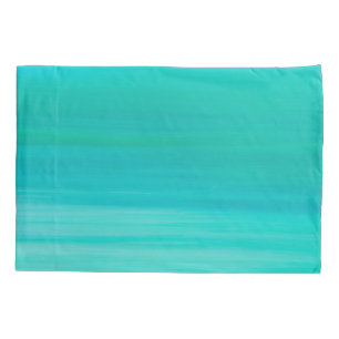 Aquamarine türkisfarbenes Meerwasser Kissenbezug