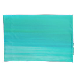 Aquamarine türkisfarbenes Meerwasser Kissenbezug