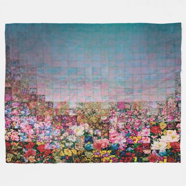 aquamarine Überblendung Fleecedecke (Vorderseite (Horizontal))