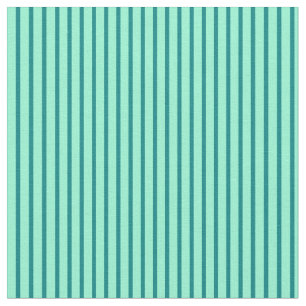 Aquamarine und Aquamarine Streifen Stoff