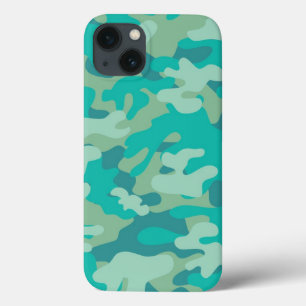 Aquamarine und blaue Camouflage Case-Mate iPhone Hülle