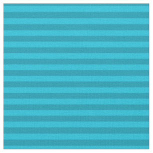 Aquamarine und blaue Streifen Stoff