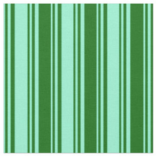 Aquamarine und dunkelgrüne Linien Stoff