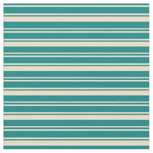 Aquamarine und farbige Linien Stoff