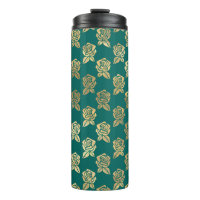 Aquamarine und Gold-Rose