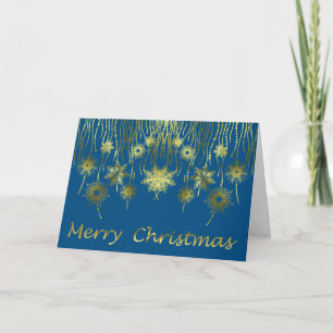 Aquamarine und Gold Star Jewels Weihnachten