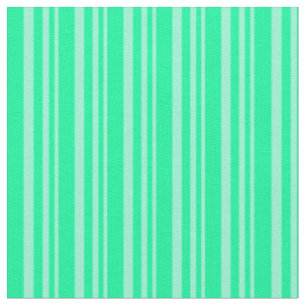 Aquamarine und grüne Linde Muster Stoff