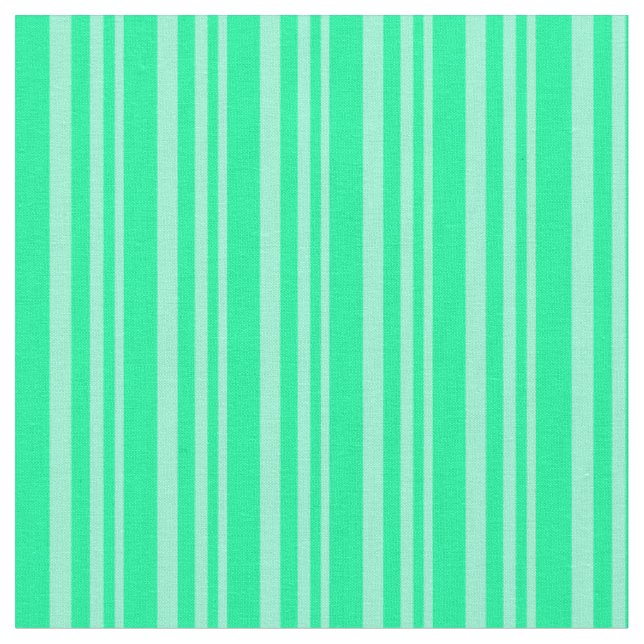 Aquamarine und grüne Linde Muster Stoff (Nahaufnahme)