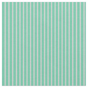 Aquamarine und hellgraue Streifen Stoff