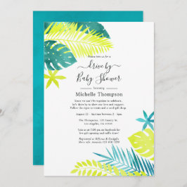 Aquamarine und Limousine mit Dusche Einladung