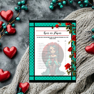 Aquamarine und Rote Rosen Zuckerkulle Ever oder Ni