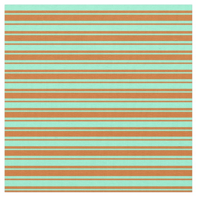 Aquamarine und Schokolade Stoff (Nahaufnahme)