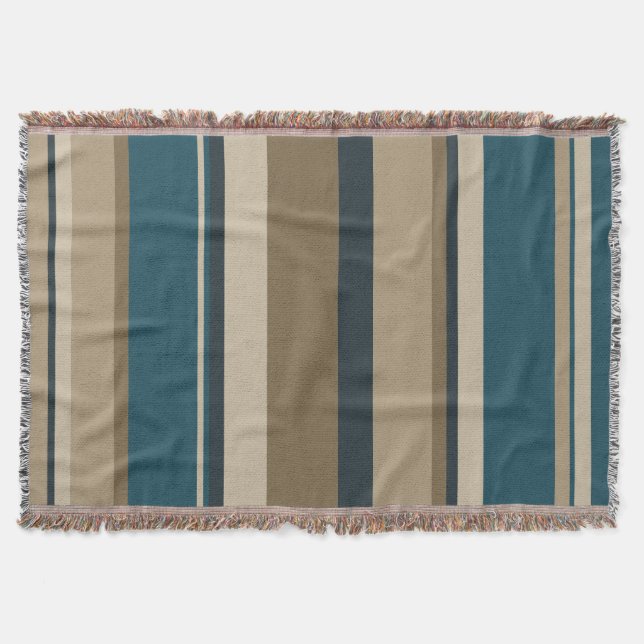 Aquamarine und Touch Circles Decke (Vorderseite)