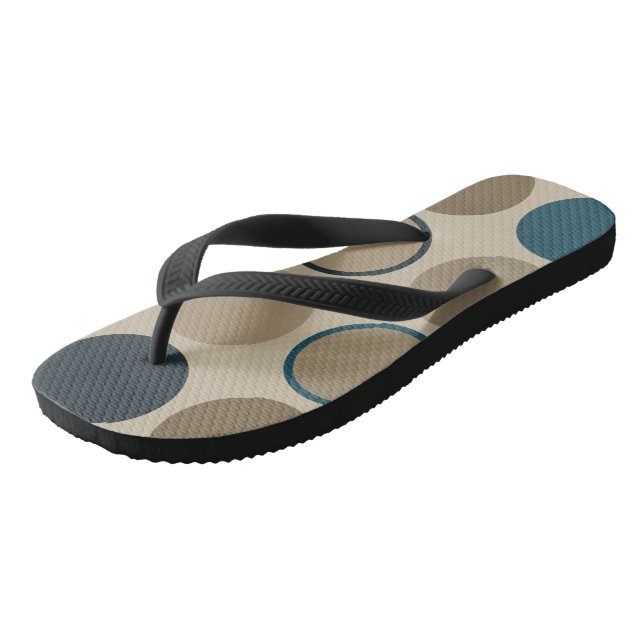 Aquamarine und Touch Circles Flip Flops (Schrägansicht)