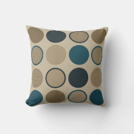 Aquamarine und Touch Circles Kissen