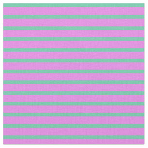 Aquamarine und violette farbige Streifen Stoff