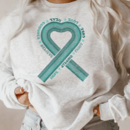 Aquamarine Unterstützung der Multifunktionsleiste  Sweatshirt