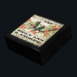 Aquamarine Vintage Zweigstelle Luv Bird Lila Cherr Schmuckschachtel<br><div class="desc">Die Personalisierte Schmuckbox oder die Gedächtnisbox - Elegante Weihnachtsgeschenke zum Geburtstag oder Valentinstag Geschenke zum Hochzeitsfeiern - im Custom Designer für Black Lacquer aufbewahren</div>