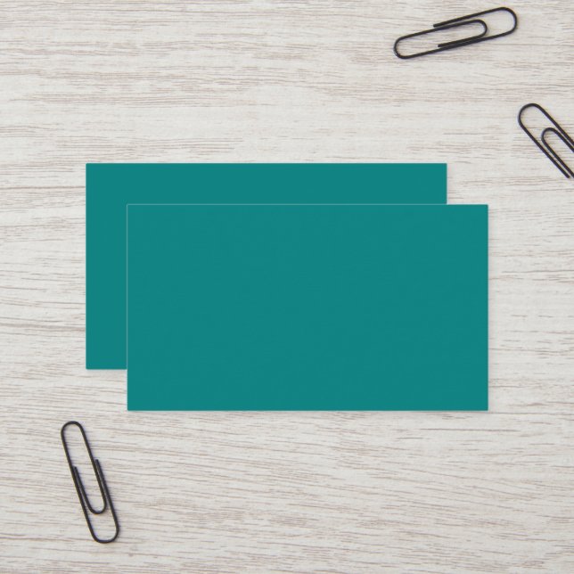 Aquamarine Visitenkarte (Vorderseite/Rückseite Beispiel)