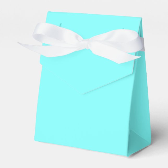 Aquamarine (Vollfarbe) Geschenkschachtel (Vorderseite)