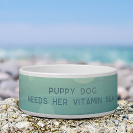 Aquamarine Wasserfarbe Merpup Vitamin Sea Dog Schü Napf