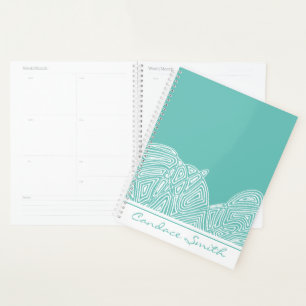 Aquamarine Waves Planer