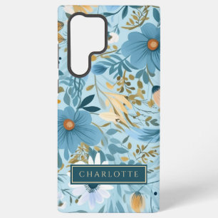 Aquamarine Wildblume Samsung Galaxy Hülle
