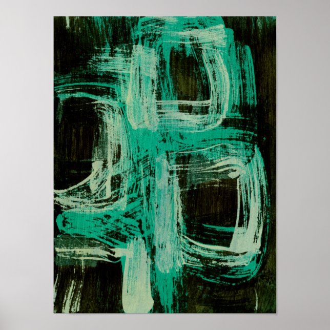 Aquamarine Windows I Poster (Vorne)