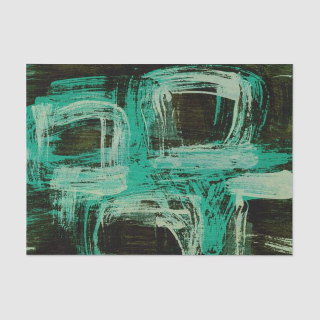 Aquamarine Windows I Seidenpapier (Vorderseite)