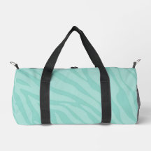 Aquamarine Zebra Print
