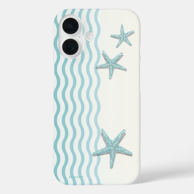Aquamariner Abstrakter Strand Starfish TelefonCase Case-Mate iPhone Hülle (Rückseite)