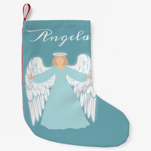 Aquamariner Angel Kleiner Weihnachtsstrumpf (Vorderseite)